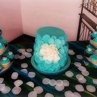 Wedding "petal" cake