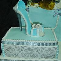 Tiffany Blue Shoping Bag & Moet Champagne