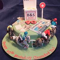 Horse Racing cake - Cake by Mother and Me Creative Cakes - CakesDecor