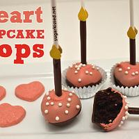 Heart Cupcake Pops in 5 Easy Steps