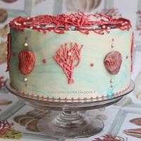 Coral cake