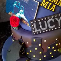 musical theatre theme cake