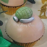 Army Cupcakes 