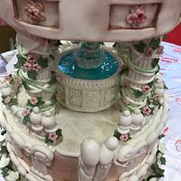 Renaissance Period Wedding Cake ''Mrs & Mr ''