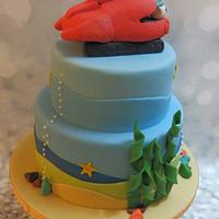 Octonauts two-tier birthday cake