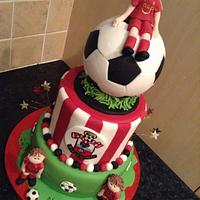 Southampton Football club cake
