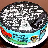 Johnny Cash Cake
