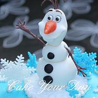 Olaf 'Frozen' Cake