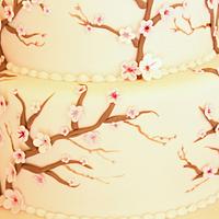 Spring Blossom Wedding Cake