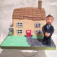 Estate agent house cake
