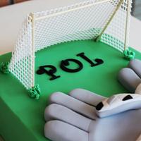 Tarta portero fútbol- Football Cake