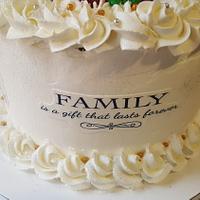 family dinner cake