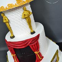 Hollywood Oscar Jubilee Cake