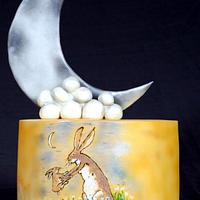 A painted easter ...collaboration ..guess how much I love you 