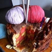 Knitting Cake