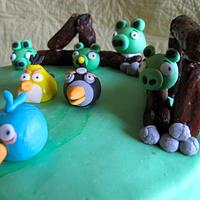 Angry Birds 7th Birthday Cake