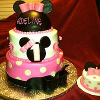 Minnie Mouse 1st Birthday w/ Smash Cake