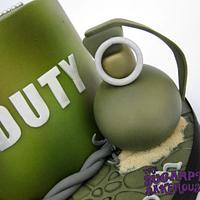 Call Of Duty 16th Birthday Cake