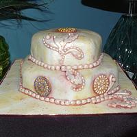 vintage wedding cake 