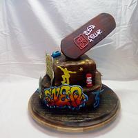 skateboard birthdaycake