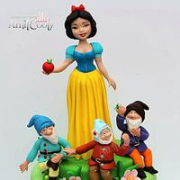 Cake Snow White and the Seven Dwarfs