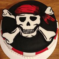 Argh Matey! Pirate Birthday Cake and Cupcakes