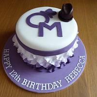 Olly Murs ruffle cake