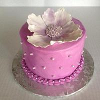 The purple cake