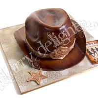 cowboy hat cake