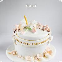 Anniversary Lily Cake