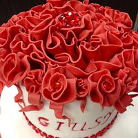 Ruffle cake