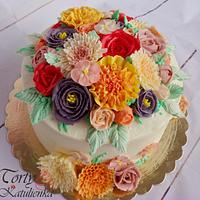 ButterCrem Flower Cake
