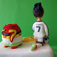 Real Madrid and CR7 cake