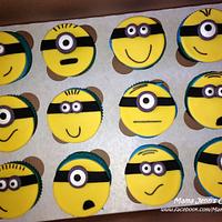 Despicable Me - Minion cupcakes