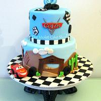 Disney Cars Cake for My Son's 5th