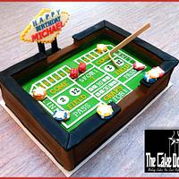 THE CRAPS TABLE CAKE 