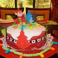 An ELF Christmas Day cake