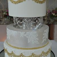 Princess wedding cake