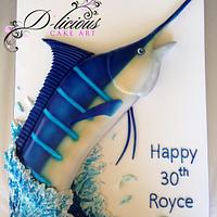 30th Marlin Cake