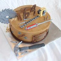 Man's tool cake