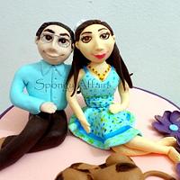 Wedding Anniversary Gift cake!