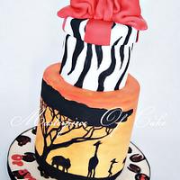 Africa Themed Cake