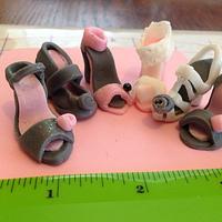 My very first fondant shoes and purses