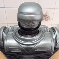 Robocop bust cake