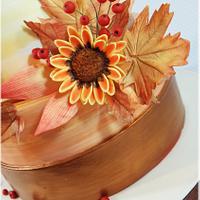 Autumn Birthday Cake