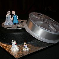 Tyre wedding cake