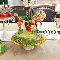 Lion king themed cake