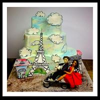 Paris Prom cake