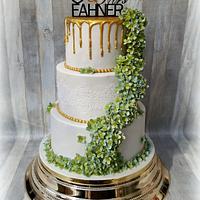 Hydrangea weddingcake