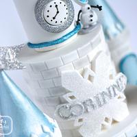Frozen Themed Castle Cake